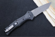 Benchmade 9071SBK Claymore - Black D2 Tanto Combo Blade / Black Grivory Handle - Northwest Knives