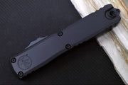 Microtech Ultratech ZBP (Zero Blade Play) OTF Tactical - Black Finish / Single Edge / Black Anodized Aluminum Handle 1121-1T - Northwest Knives