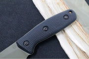 Schwarz Designs Confidante - Black Canvas Handle / Magnacut Blade / OD Green Cerakote Finish / Black Kydex Sheath - Northwest Knives