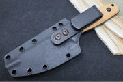 Schwarz Designs Confidante - Coyote Tan G-10 Handle / Magnacut Blade / Black Cerakote Finish / Black Kydex Sheath - Northwest Knives
