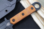 Tops Modern Gladius - 1095 Steel / Tan Canvas Micarta Handle / Kydex Sheath MGLAD-01 - Northwest Knives