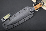 Tops Modern Gladius - 1095 Steel / Tan Canvas Micarta Handle / Kydex Sheath MGLAD-01 - Northwest Knives