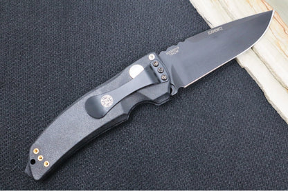 Hogue Knives EX A03 - Matte Black Polymer Handle / 154CM Drop Point Blade 34330