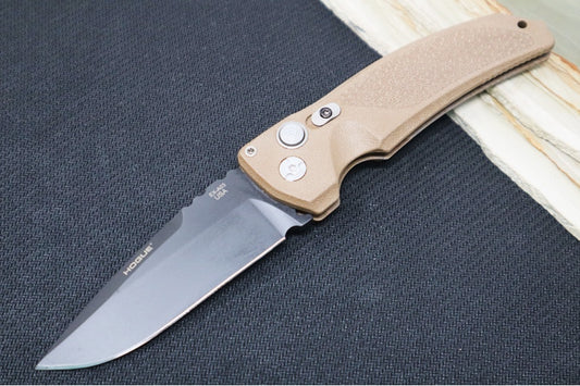 Hogue Knives EX A03 - Matte Flat Dark Earth Polymer Handle / 154CM Drop Point Blade 34333