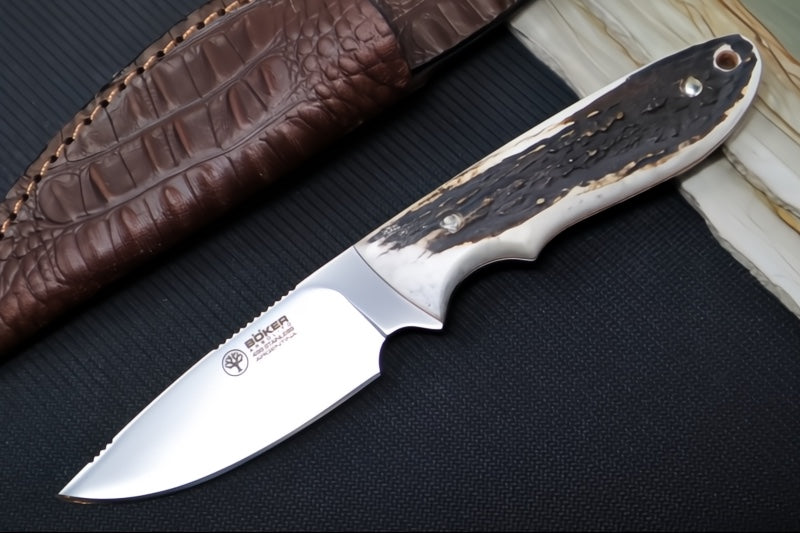 Boker Pine Creek Fixed Blade - Stag Handle 02BA701H