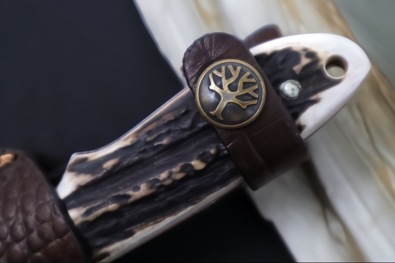 Boker Pine Creek Fixed Blade - Stag Handle 02BA701H