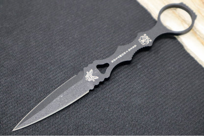 Black Skeletonized Dagger Blade | Benchmade SOCP Dagger | Northwest Knives