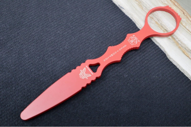 Red Benchmade SOCP Combo | Skeletonized Dagger Blade | Northwest Knives