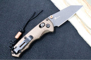 Benchmade 290BK-1 Full Immunity - Cobalt Black Cerakote Finish  / CPM-M4 Steel / Wharncliffe Blade / Flat Dark Earth Anodized Aluminum Handle - Northwest Knives