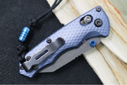Benchmade 290BK Full Immunity - Cobalt Black Cerakote Finish  / CPM-M4 Steel / Wharncliffe Blade / Crater Blue Anodized Aluminum Handle - Northwest Knives