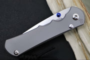 Chris Reeve Knives Large Inkosi Glass Blasted - Drop Point Blade / CPM-Magnacut Steel / Glass Blasted Titanium Handle LIN-1108 - Northwest Knives