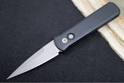 Pro Tech Godson Auto - Black Handle - 154CM Blasted Blade - Northwest Knives