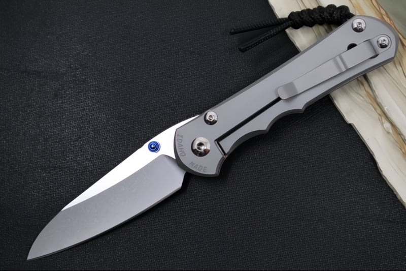Chris Reeve Knives Large Inkosi Glass Blasted LEFT HANDED - Insingo Blade / CPM-Magnacut Steel LIN-1123