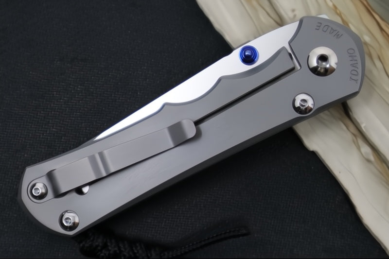 Chris Reeve Knives Large Inkosi Glass Blasted LEFT HANDED - Insingo Blade / CPM-Magnacut Steel LIN-1123