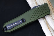 Guardian Tactical Recon 035 G2 - CPM-Magnacut Steel / Black Tactical Finish / Serrated Spear Point Blade / OD Green Anodized Aluminum Handle 98112G2 - Northwest Knives
