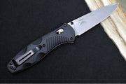 Benchmade 580 Barrage Assisted Open - Satin Blade / Black Handle - Northwest Knives