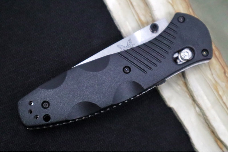 Benchmade 580 Barrage Assisted Open - Satin Blade / Black Handle - Northwest Knives