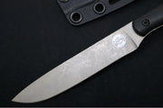 White River Knives Exodus 4 - CPM-S35VN Steel / Black Micarta Handle - Northwest Knives