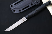 White River Knives Exodus 3 - CPM-S35VN Steel / Black Micarta Handle - Northwest Knives