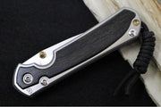 Chris Reeve Knives Small Sebenza 31 LEFT HAND - Drop Point Blade / CPM-Magnacut Steel / Bog Oak Inlay S31-1621 (A2) - Northwest Knives