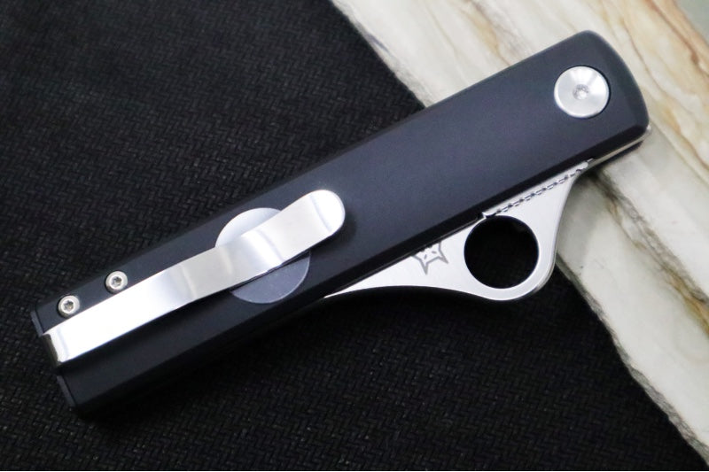 Spyderco Essenza - Black Anodized Aluminum Handle / N690co Steel / Satin Finish C272ALBK