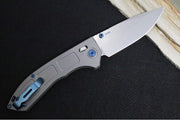 Benchmade 748 Narrows - Titanium Handle / M390 Steel / Drop Point Blade / Sapphire Blue PVD Coated Hardware - Northwest Knives