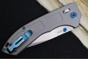 Benchmade 748 Narrows - Titanium Handle / M390 Steel / Drop Point Blade / Sapphire Blue PVD Coated Hardware - Northwest Knives