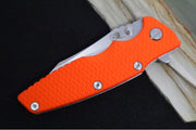 Rick Hinderer Knives Eklipse 3.5" - Wharncliffe - Stonewash - Orange G-10 - Northwest Knives