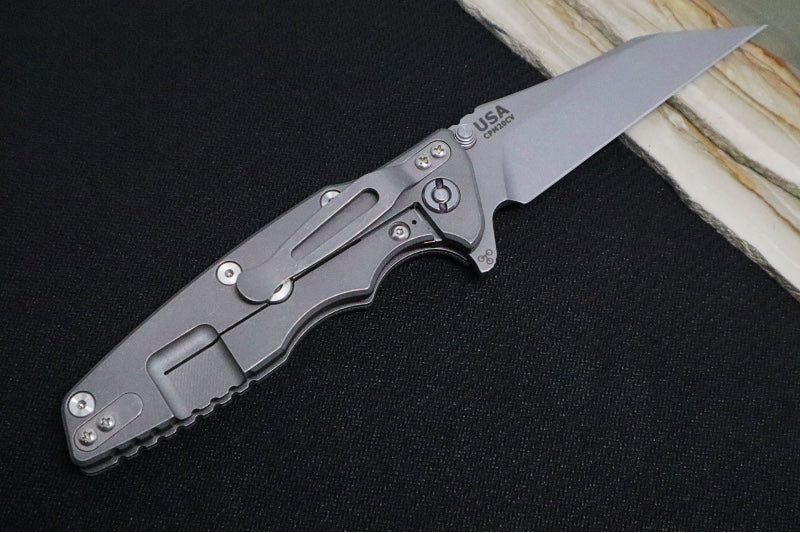 Rick Hinderer Knives Eklipse 3.5" - Wharncliffe - Working Finish - Translucent G-10