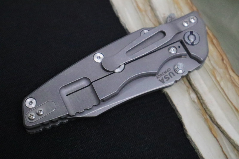 Rick Hinderer Knives Eklipse 3.5" - Wharncliffe - Working Finish - Translucent G-10