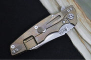 Rick Hinderer Knives Eklipse 3.5" - Wharncliffe - Stonewash Bronze - Red G-10 - Northwest Knives