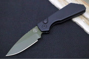 Pro Tech Strider PT+ Auto NWK Exclusive - Black Anodized Aluminum Handle / OD Green Cerakote Finished Blade / CPM-Magnacut Steel / Black Clip & Hardware NWK.PT+.1 - Northwest Knives