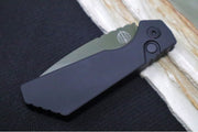 Pro Tech Strider PT+ Auto NWK Exclusive - Black Anodized Aluminum Handle / OD Green Cerakote Finished Blade / CPM-Magnacut Steel / Black Clip & Hardware NWK.PT+.1 - Northwest Knives