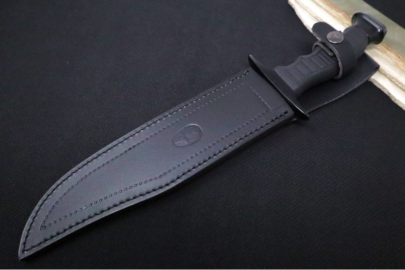 Muela Knives 95-221 Fixed Blade - Black Polymer Handle / X50CrMoV15 Stainless Blade / Leather Sheath