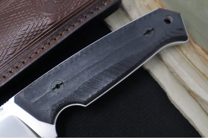 Boker Arbolito Bison Black G10 Fixed Blade - Black G10 Handle 02BA402