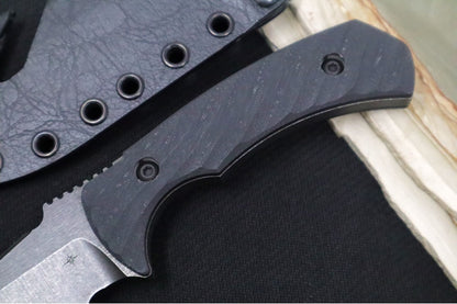 Toor Knives Egress - Blackwashed Finished Blade / CPM-S35VN Steel / Carbon G10 Handle / Kydex Sheath 850039853937