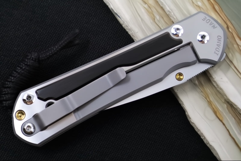 Chris Reeve Large Sebenza 31 Polished - Drop Point Blade / Macassar Ebony Inlay / CPM-Magnacut Steel (A2) L31-1636