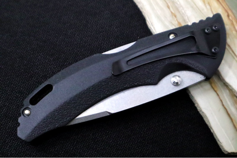 Buck Bantam 286 Folding Hunter - Clip Point Blade / Stainless Steel / Black Textured Thermoplastic Handle 0286BKS-B