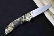 Buck Bantam 284 Folding Hunter - Clip Point Blade / Stainless Steel / Glass Reinforced Textured Nylon with Mossy Oak Country Camo Pattern 0284CMS24-B - Northwest Knives