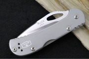 Buck 726 Mini Spitfire - Drop Point Blade / Stainless Steel / Silver Aluminum Handle 0726GYS-B - Northwest Knives