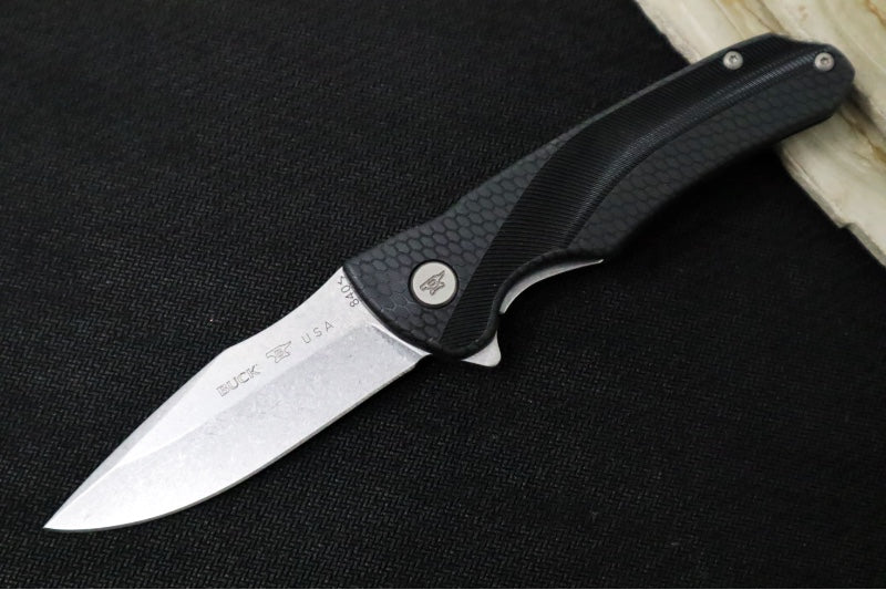Buck 840 Sprint Select - Drop Point Blade / Stainless Steel / Black Glass Filled Nylon Handle 0840BKS1-B