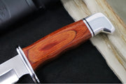 Buck 120 General Knife - 420HC Steel / DymaLux Cocobolo Heritage Handle / Black Leather Sheath 0120CCS1-B - Northwest Knives