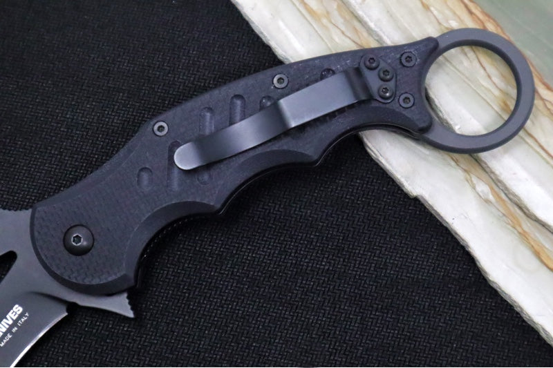 Fox Knives Karambit - Black G-10 Handle / N690Co Blade / Emerson Wave - 479
