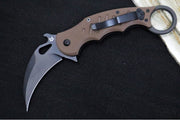 Fox Knives Karambit - FDE G10 Handle / N690Co Blade / Emerson Wave - 479E - Northwest Knives