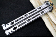 Kershaw Lucha Balisong - Damascus Blade / Stainless Steel Handle 5150DAM - Northwest Knives