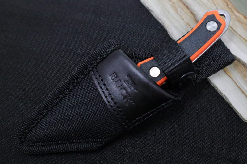 Buck 662  Alpha Scout - 420HC Steel / Glass Filled Nylon and Versaflex Handle / Black Polyester Sheath 0662ORS-B