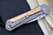 Chris Reeve Large Sebenza 31 - Drop Point Blade / Box Elder Inlay (A6) L31-1108 - Northwest Knives