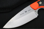 Buck 664 Alpha Hunter Hunting Knife - 420HC Blade / Orange GFN Handles with Versaflex Inserts Handle / Black Polyester Sheath 0664ORS-B - Northwest Knives