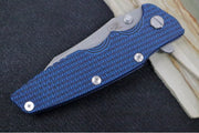 Rick Hinderer Knives Eklipse 3.5" - Wharncliffe - Battle Blue - Black & Blue G-10 - Northwest Knives
