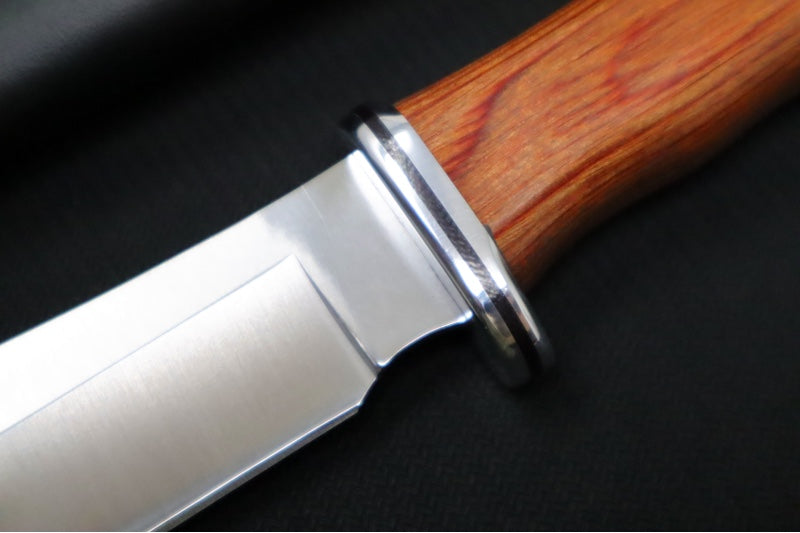 Buck 103 Skinner Heritage Knife - 420HC Steel / DymaLux Cocobolo Heritage Handle / Black Leather Sheath 0103CCS1-B